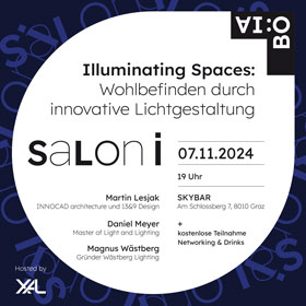 SaLon i Vorträge in Graz mit Daniel Meyer von TROPP LIGHTING DESIGN