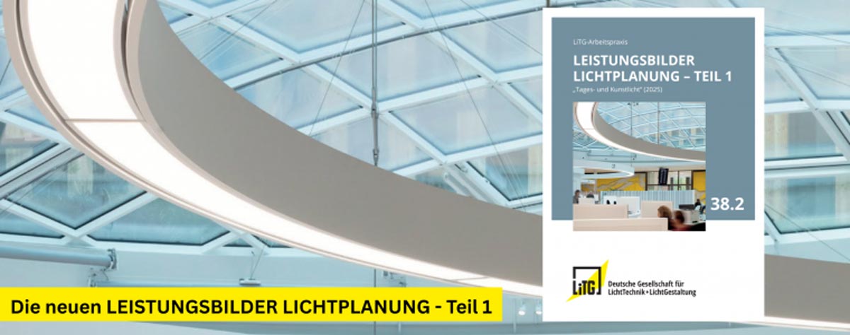 Cover Leistungsbilder Lichtplanung »Tages- und Kunstlicht«, Teil 1 – TROPP LIGHTING DESIGN