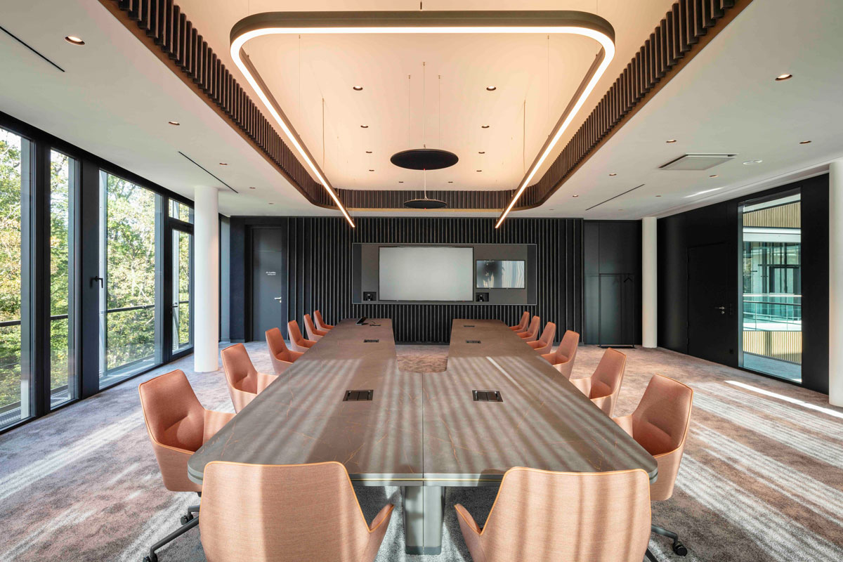 Schattdecor Besprechungsraum – TROPP LIGHTING DESIGN