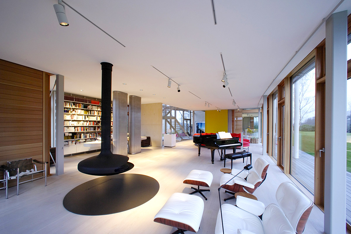 privates Wohnhaus/Architektenhaus, Düsseldorf - Wohnen Aufenthaltsbereiche - TROPP LIGHTING DESIGN